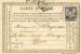 073/19 - FRANCE Carte Précurseur TP Sage LORIENT Morbihan - RARE Vignette Librairie Veuve Texier - Cartes Précurseurs