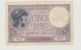 FRANCE 5 FRANCS 1917 F++ P 72a 72 A - 5 F 1917-1940 ''Violet''