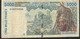 W.A.S. IVORY COAST   P113Ak   5000 FRANCS    2001 Signature 30   FINE    NO P.h. - Côte D'Ivoire