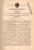 Original Patentschrift - Mutual Electric Trust Ltd. In Brighton ,1900, Voltmeter Aus Quecksilber , Quecksilbervoltameter - Other & Unclassified