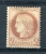 France 1870-3  Sc 51 Unused  CV $90 - 1853-1860 Napoléon III