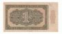 GERMANY - DEMOCRATIC REPUBLIC 1 DEUTSCHE MARK 1948 VF+ P 9a  9 A (6 Digits Serial Number) RARE - 1 Deutsche Mark