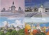 Russia Double Postal Card B 2010 #67/78 Golden Ring Of Russia (12 Postal Cards) - Enteros Postales