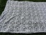 Dessus De Lit Crochet ,   Coton Blanc TBE 2.6 X 2.3 M Fait Main  Peut également Servir De Nappe Ou Tapis De Table - Autres & Non Classés