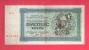 CZECHOSLOVAKIA 1945 Banknote Used VF 2000 Korun Nr. 44 Perforated Specimen (folded) - Tsjechië