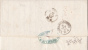 7752# VITTORIO EMANUELE II / LETTERA LIVORNO 1868 Verso LIVORNO PORTO Via GENES BATEAU A VAPEUR => NICE ALPES MARITIMES - Storia Postale