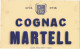 Buvard  Publicitaire    Cognac MARTEL   13.5 Cm  X  22.5 Cm - Alcools