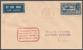 India 1935 Cover 3a. Airmail Issue On Cover Flown With First Direct Airmail Connection Calcutta - Bombay (h172) - 1911-35 Roi Georges V