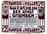 50 HELLER Gutschein Stadtgemeinde Gmunden 1920 - Oesterreich