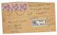 L-DIV18 - MALAYA Lettre Recommandée De KARAK Pour Singapour De 1957 - Malayan Postal Union