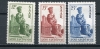 Germany SAAR 1950 Sc 222-4 MI 293-5 MvLH  Holy Year  CV 20 Euro - Other & Unclassified