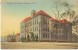 Waterbury CT Connecticut, Crosby High School, Flag Cancel Postmark, C1900s Vintage Postcard - Waterbury