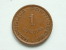 1957 - 1 ESCUDO / KM 82 ( Uncleaned - For Grade, Please See Photo ) ! - Mozambique