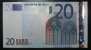 20 Euro J029F6 Italy  Serial S Draghi UNCIRCULATED - 20 Euro