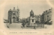 Le Neubourg : L'Eglise Et La Statue De Dupont De L'Eure. Dos Simple. 2 Scans. - Le Neubourg