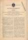 Original Patentschrift - P. Eilert In Hamburg - Freihafen , 1897 , Ventil Für Wasserleitung , Kanalisation !!! - Documents Historiques