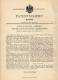 Original Patentschrift - Flügel Mit Resonanzboden , 1898 , E. Kaps In Dresden , Piano , Klavier !!! - Musical Instruments