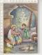 PO5044B#  BUON NATALE Illustrata MODI' - PRESEPIO GESU' BAMBINO - ANGIOLETTO - RAGNATELE  VG 1974 - Autres & Non Classés