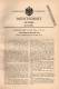 Original Patentschrift - H. Lemp In Lynn  , USA , 1900, Lenkung Für Motorwagen , Automobile !!! - Voitures