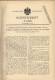 Original Patentschrift - N. Langer & Söhne In Deutsch - Liebau , 1898 , Damastgewebe - Herstellung , Weberei !!! - Historische Dokumente