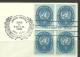 United Nations New York 02.06. 1958 FDC Naciones Unidas UN Regular Postage 8 C. - Storia Postale