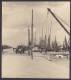 Italy Photo Fisher Boats In Harbour (2 Scans) - Schiffe