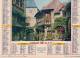 Almanach Des PTT  Haute Garonne Double Calendrier Jean Lavigne  1981  Chalet Fleuri  Bourbon Lancy 71 - Formato Grande : 1981-90