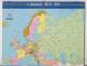 Almanach Des PTT Tarn Double Calendrier Oberthur  1991Carte Europe - Drapeau Europe - Groot Formaat: 1991-00