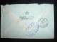 LETTRE PAR AVION POUR CEYLAN TP 40 + 10 X3 OBL. MECA. 9-8-54 STOCKHOLM BAN + ENTETE GRAND HOTEL + TRANSIT SUISSE - Cartas & Documentos