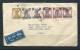 India 1949 Cover To USA Strip Of 2,3 King George VI - Brieven En Documenten