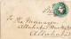 0452. Carta Entero Postal GHAZIPUR A ALLAHABAD (India) 1893 - 1882-1901 Empire