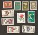 6-2. Bulgaria, LOT Set Of 10 - 1961 1962 SPACE 1964 INSECTS Fauna 1963 Nature Protection Flowers Flora 1970 Sport Rose - Usados