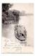 ****LAOS : "Pirogue Chargée Remontant Le Mé Kong" - Vieux Timbre Indochine En V° Circulé 1904 - Ed Mottet Saïgon - Laos