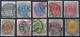 DENMARK 1875-79 - Yv.22-29 (Mi.22-31, Sc.25-34) Compl. Set (F-VF) - Used Stamps
