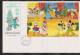 Sierra Leone 1988 Disney Christmas Sheetlet Of 8 & 2 Mini. Sheets VFU On FDC - Sierra Leone (1961-...)