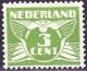 1924-1925 Vliegende Duif 3 Cent Olijfgroen Zonder  WM Ongestempeld NVPH 147 - Unused Stamps