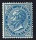 ITALIA REGNO ANNO 1877  - N° 27 - 10 C. AZZURRO - VITTORIO EMANUELE II° - *   NUOVO LINGUELLATO  - CERTIFICATO RAYBAUDI - Neufs