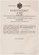 Original Patentschrift - F. Ehrich In Wittenberge , Bez. Potsdam , 1901 , Gewindeschneidkluppe , Gewindeschneider !!! - Historische Dokumente