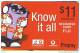 Fiji, $11, Vodafone Recharge Card With SIM Cartoon, 2 Scans. - Fiji