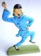 FIGURINE TINTIN En Métal Et Demi Ronde Bosse MOULINSART 01 LE LOTUS BLEU - Avec Sa Boîte - Tim & Struppi