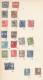 3 Alte Albumblätter Dänemark Mit 72 Marken, Gestempelt, 1875-1948 - Lotes & Colecciones
