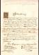 REVENUE STAMPS FISCAUX 1914 RARE ON DOCUMENT HUNGARY. - Fiscales