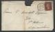 Penny Red On Envelope Looks Like Plate 148  Postmarked Chester SP 13 1875 Does Have A Chunk Out Of Envelope - Cartas