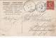 Carte Peinte -  Gouache - Paysage De Neige - Postmark Cachet Thaon Les Voges 1907 - Autres & Non Classés