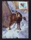 CHAMOIS,BLACK GOAT,1968,CM,MAXI CART,CARTES MAXIMUM,ROAMNIA - Animalez De Caza