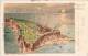 Insel Helgoland Vogelschau Color Litho Mit Detail Unterland Signiert L. Heinisch 15.9.1900 Gelaufen - Helgoland