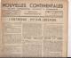 Nouvelles Continentales 6 Déc 1941 Et Supp Eco Politiq Lit Résistance Collaboration Vichy WWII 39-45 1939-1945 Ww2 2.wk - 1939-45