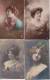 Delcampe - Lot 40 Cpa-fantaisie--vintage-postcard--femme-woman-frau-visage-face- - 5 - 99 Postales