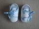 Chaussures Chaussons Bébé Premier âge Blanc-bleu Motif Souris. Voir Photos. - Scarpe