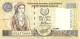 CYPRUS 1 LIRA -POUND BEIGE WOMAN FRONT LANDSCAPE DATED 01-02-2001 P60c VF+ READ DESCRIPTION !! - Chypre